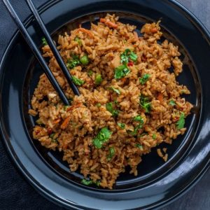 Fried Rice Pork
